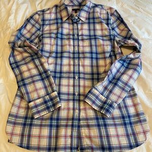 Talbots Plaid Button Down